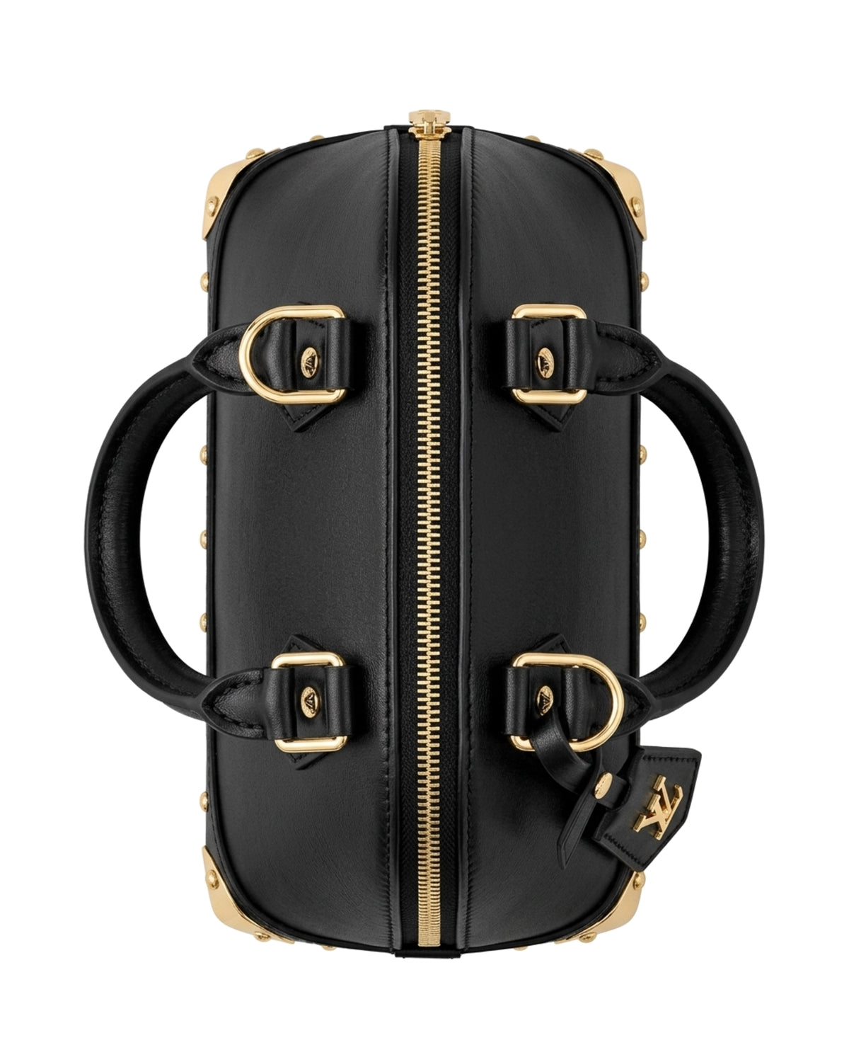 Rosalie Studded Dome Bag — Black — Top view