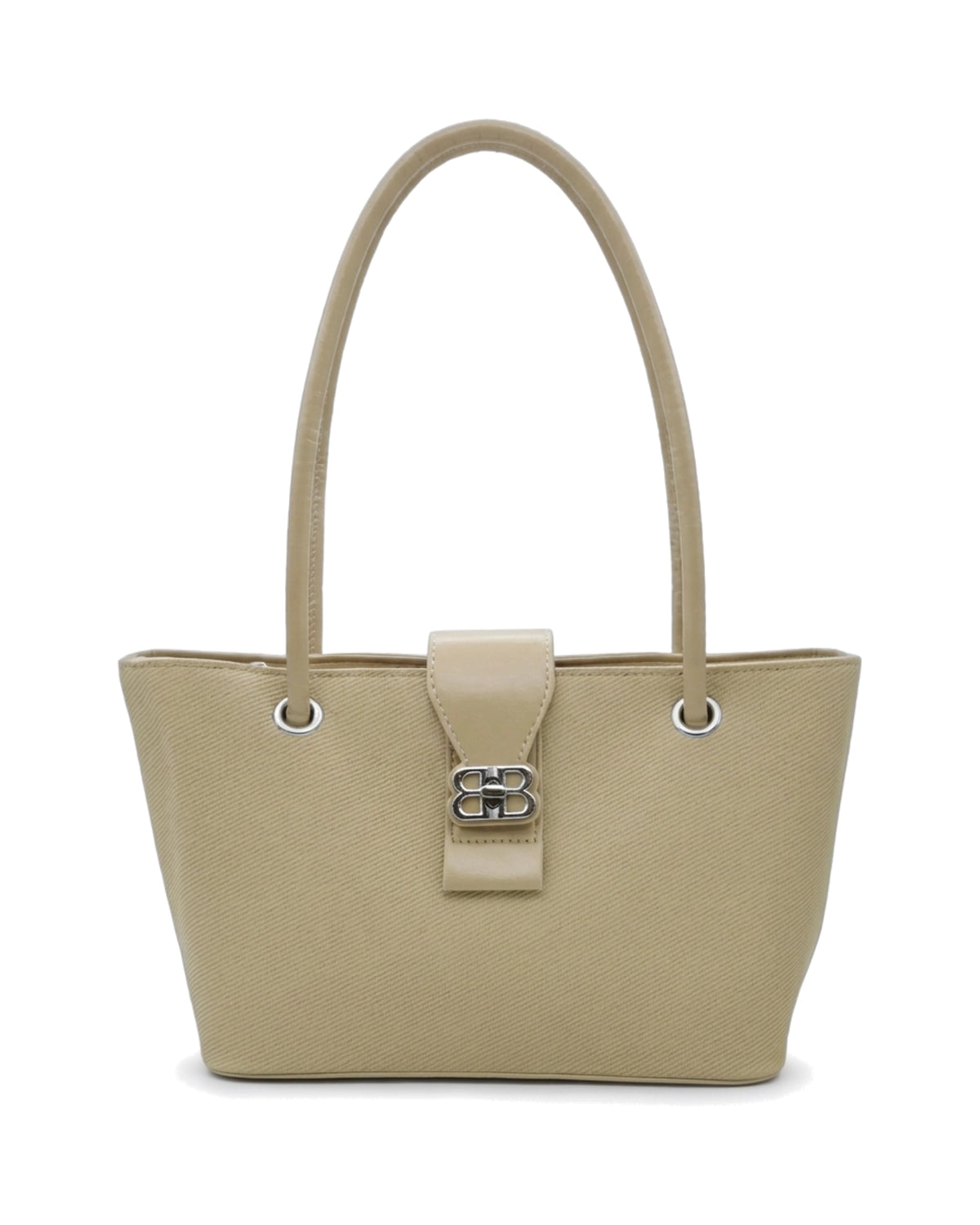 Anchor tote bag — Beige — front view
