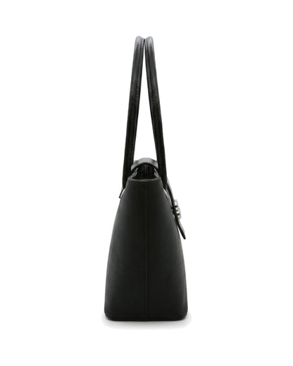 Anchor tote bag — Black — side profile
