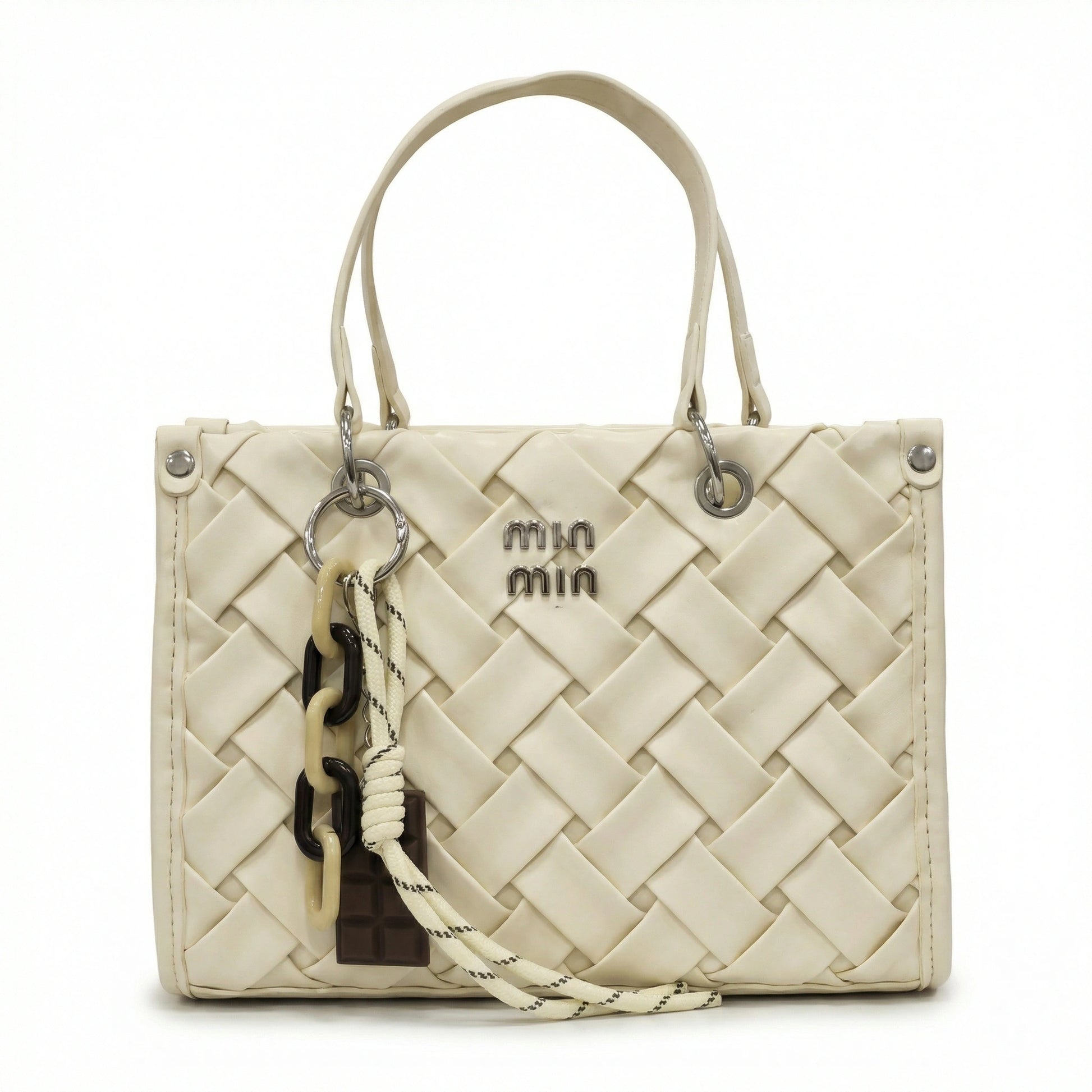 TKN Slate rectangular crossbody bag featuring streamlined design and adjustable strap