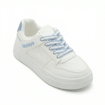 Drift — A low-profile lace-up sneaker with stitched panel details.