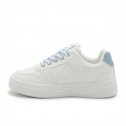 Drift — A low-profile lace-up sneaker with stitched panel details.