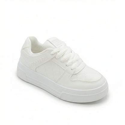 Drift — A low-profile lace-up sneaker with stitched panel details.