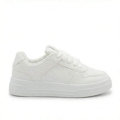 Drift — A low-profile lace-up sneaker with stitched panel details.