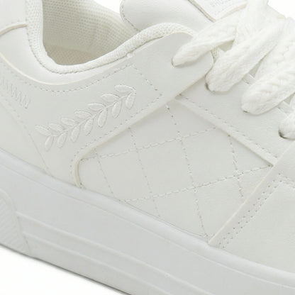 Drift — A low-profile lace-up sneaker with stitched panel details.