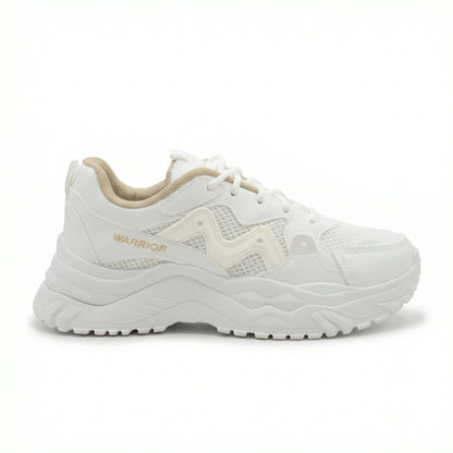 Momentum — A chunky lace-up sneaker with contrast panels.