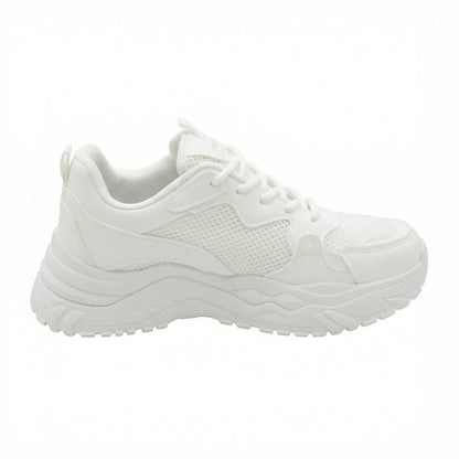 Momentum — A chunky lace-up sneaker with contrast panels.