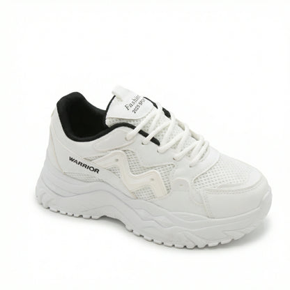 Momentum — A chunky lace-up sneaker with contrast panels.