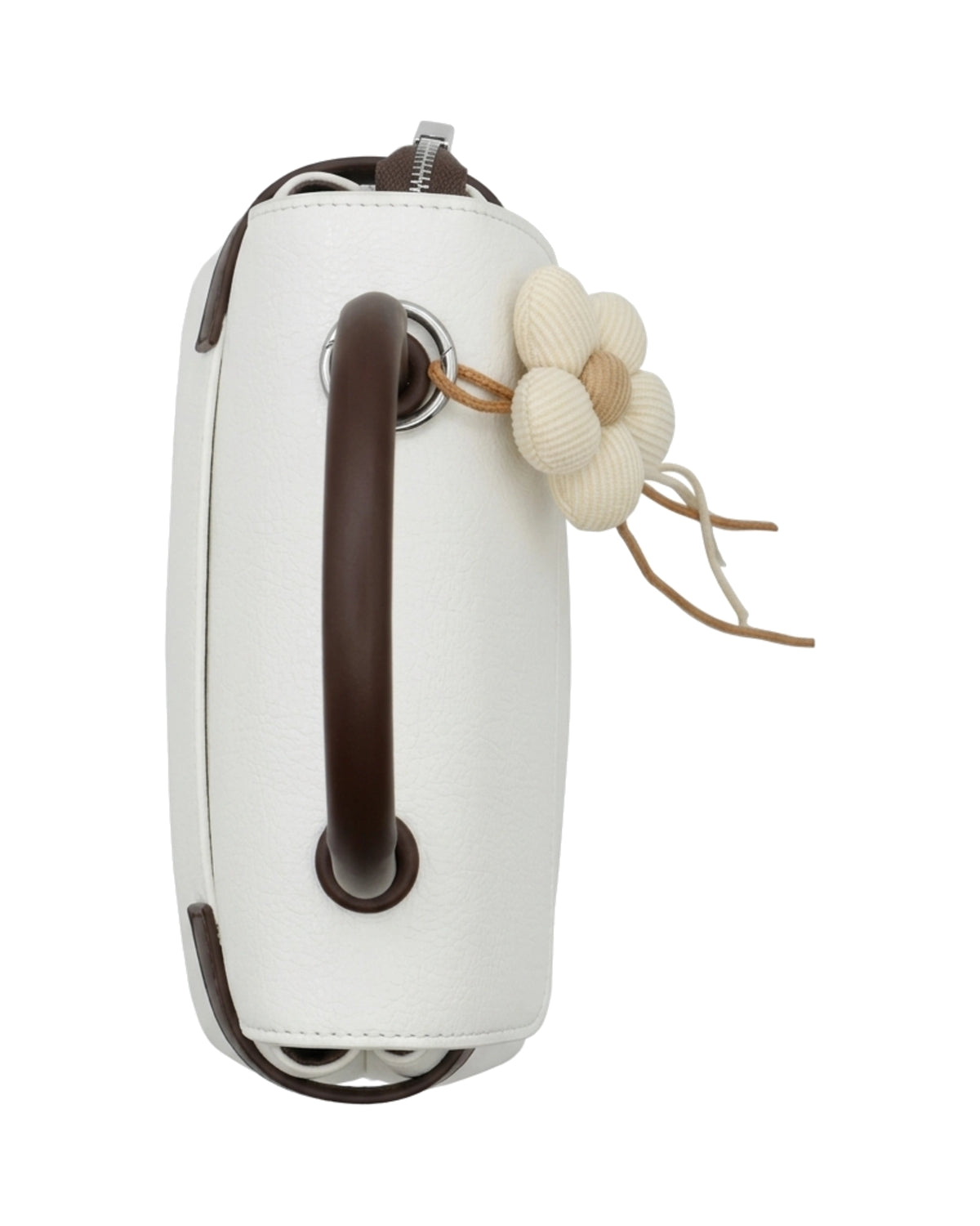 TKN Blossom — White — flap-front body — additional side detail view.