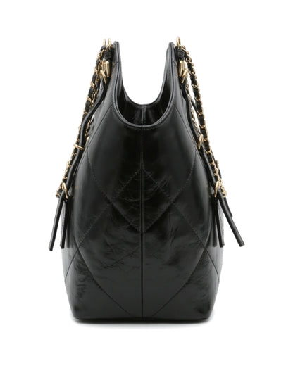 TKN Cascade — Black — dipped top outline — side profile.