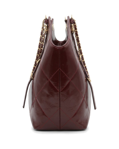 TKN Cascade — Burgundy — dipped top outline — side profile