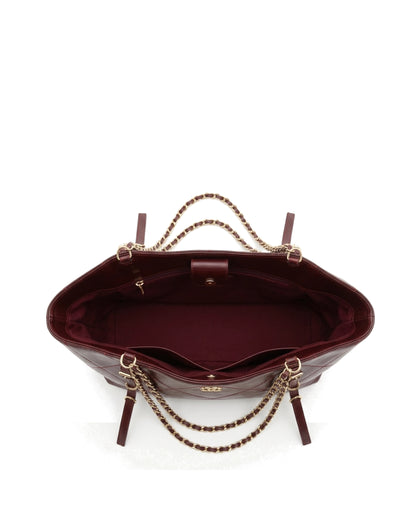 TKN Cascade — Burgundy — dipped top outline — overhead view