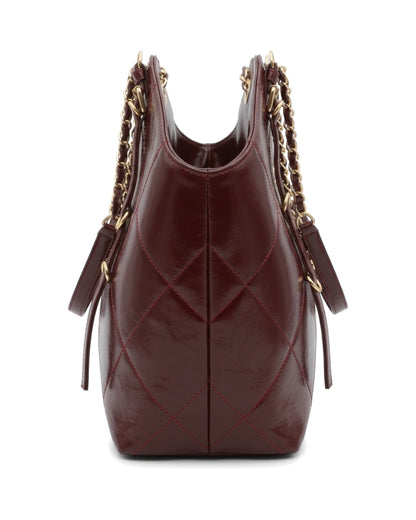 TKN Cascade — Burgundy — dipped top outline — side profile
