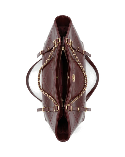 TKN Cascade — Burgundy — dipped top outline — overhead view