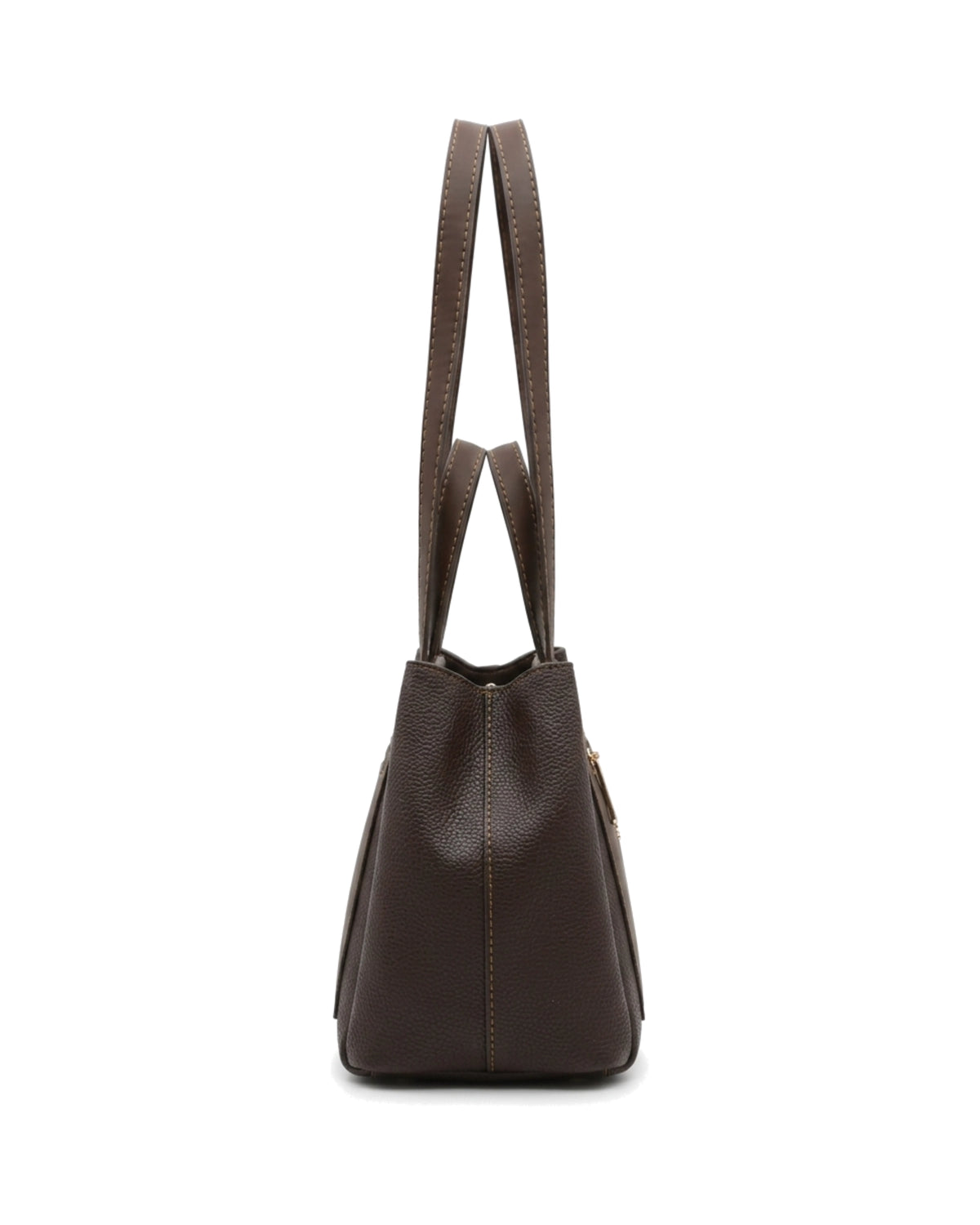 TKN Compass — Dark Brown — squared front silhouette — side profile.