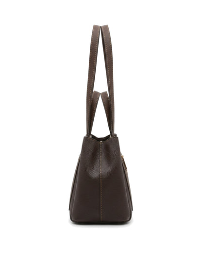 TKN Compass — Dark Brown — squared front silhouette — side profile.
