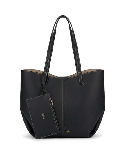TKN Contour — Black — angular lower silhouette — side profile