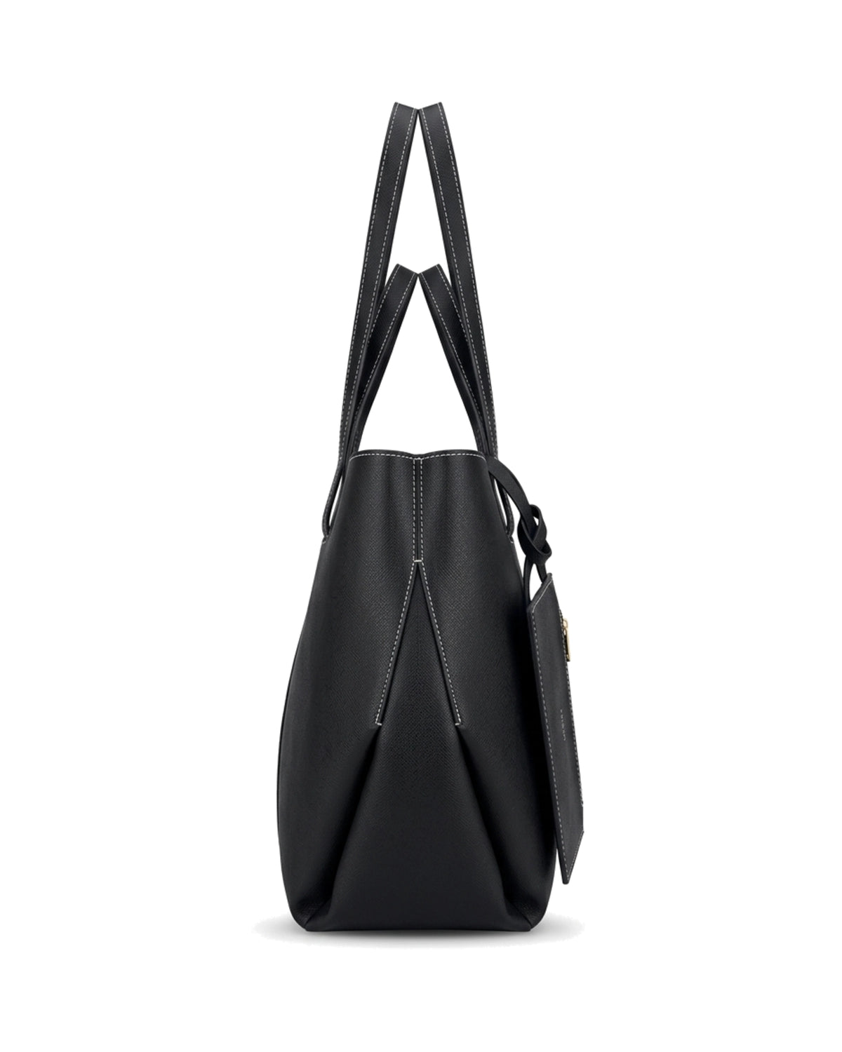 TKN Contour — Black — angular lower silhouette — side profile