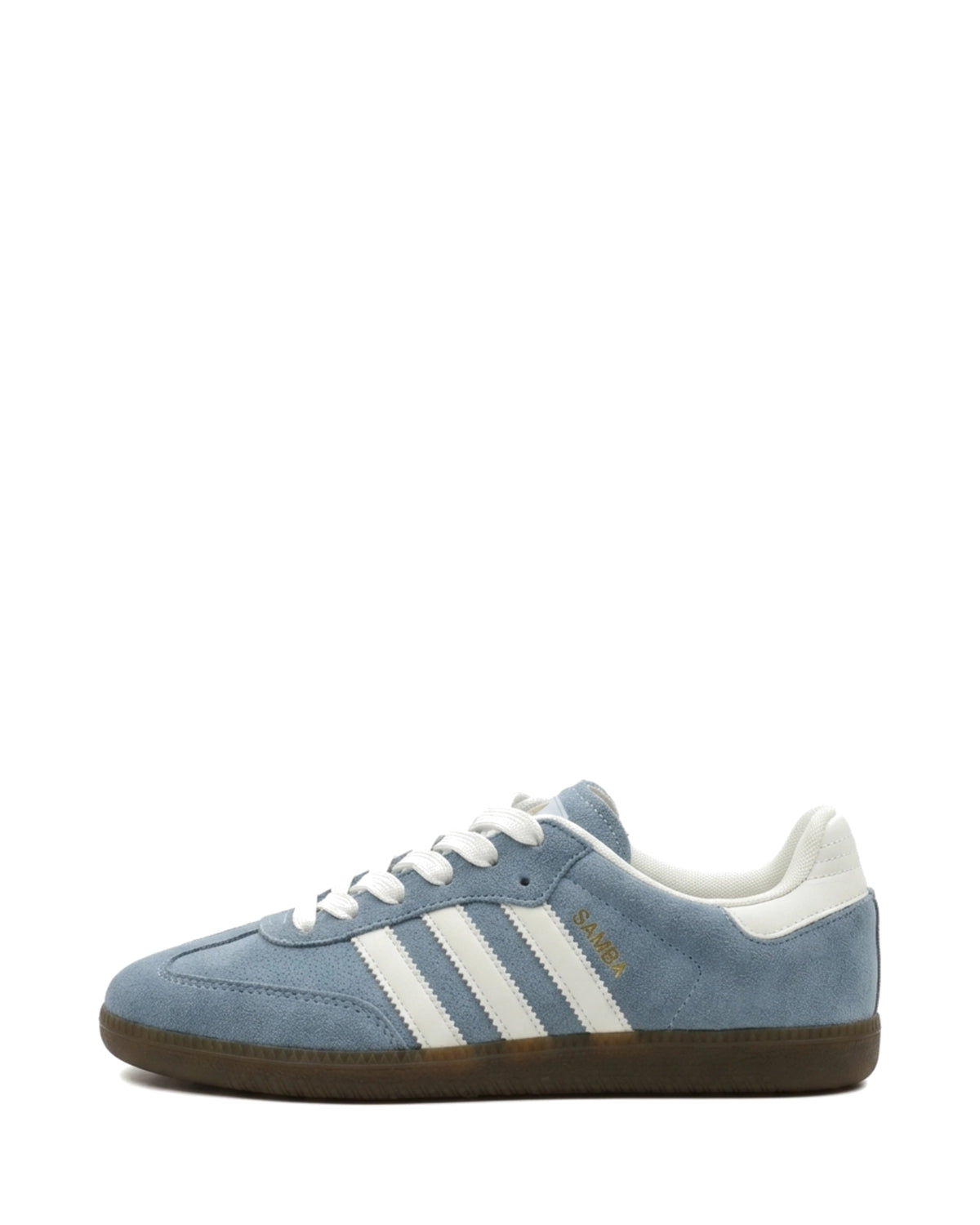 TKN Pace — Blue / White — low-profile lace-up design — side profile.