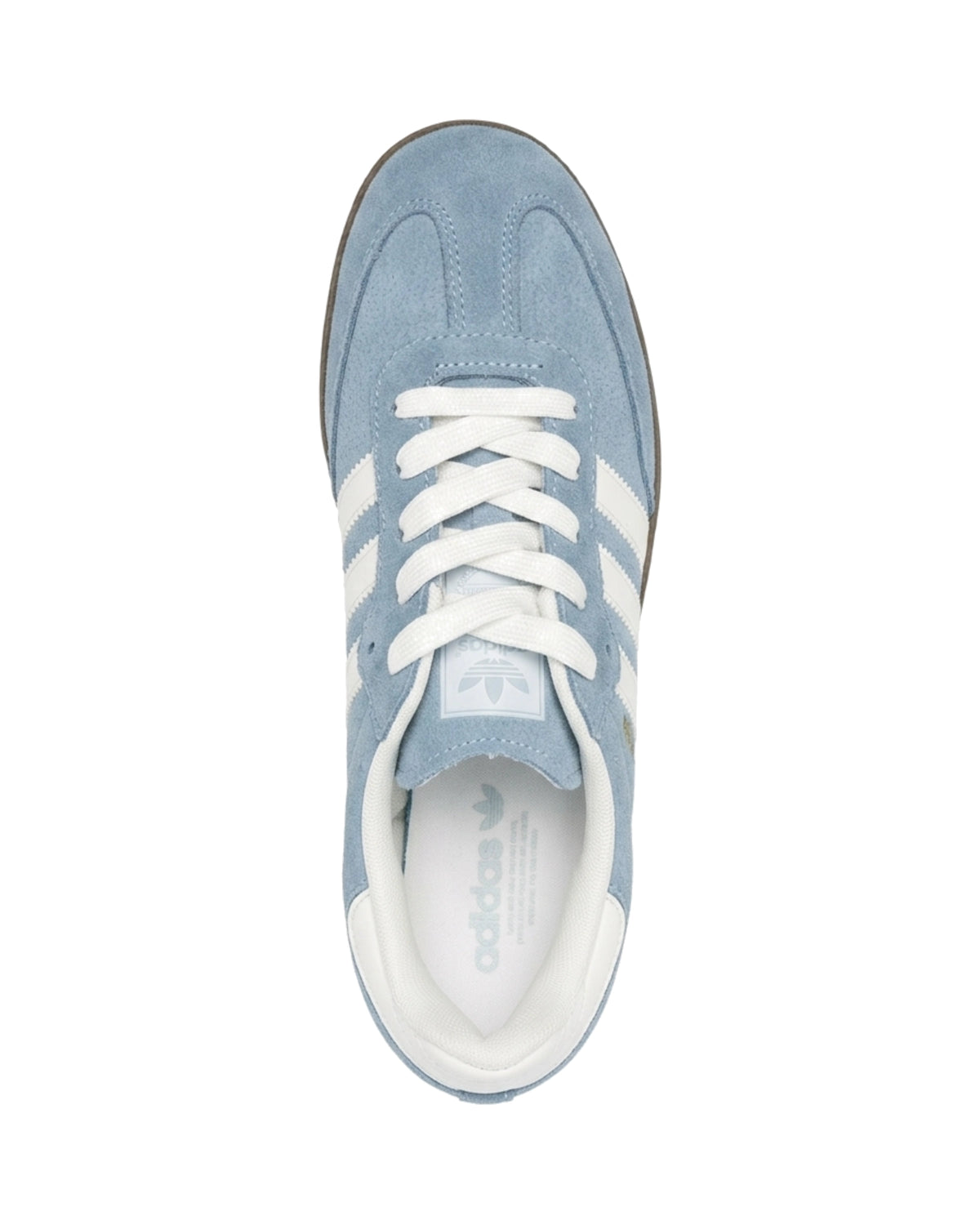 TKN Pace — Blue / White — low-profile lace-up design — overhead view.