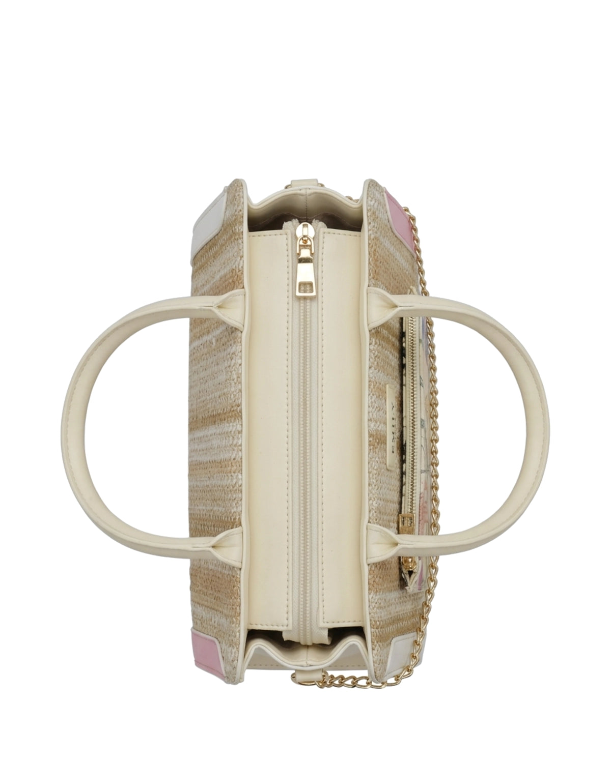Sylvie — Pink / Cream — overhead view.